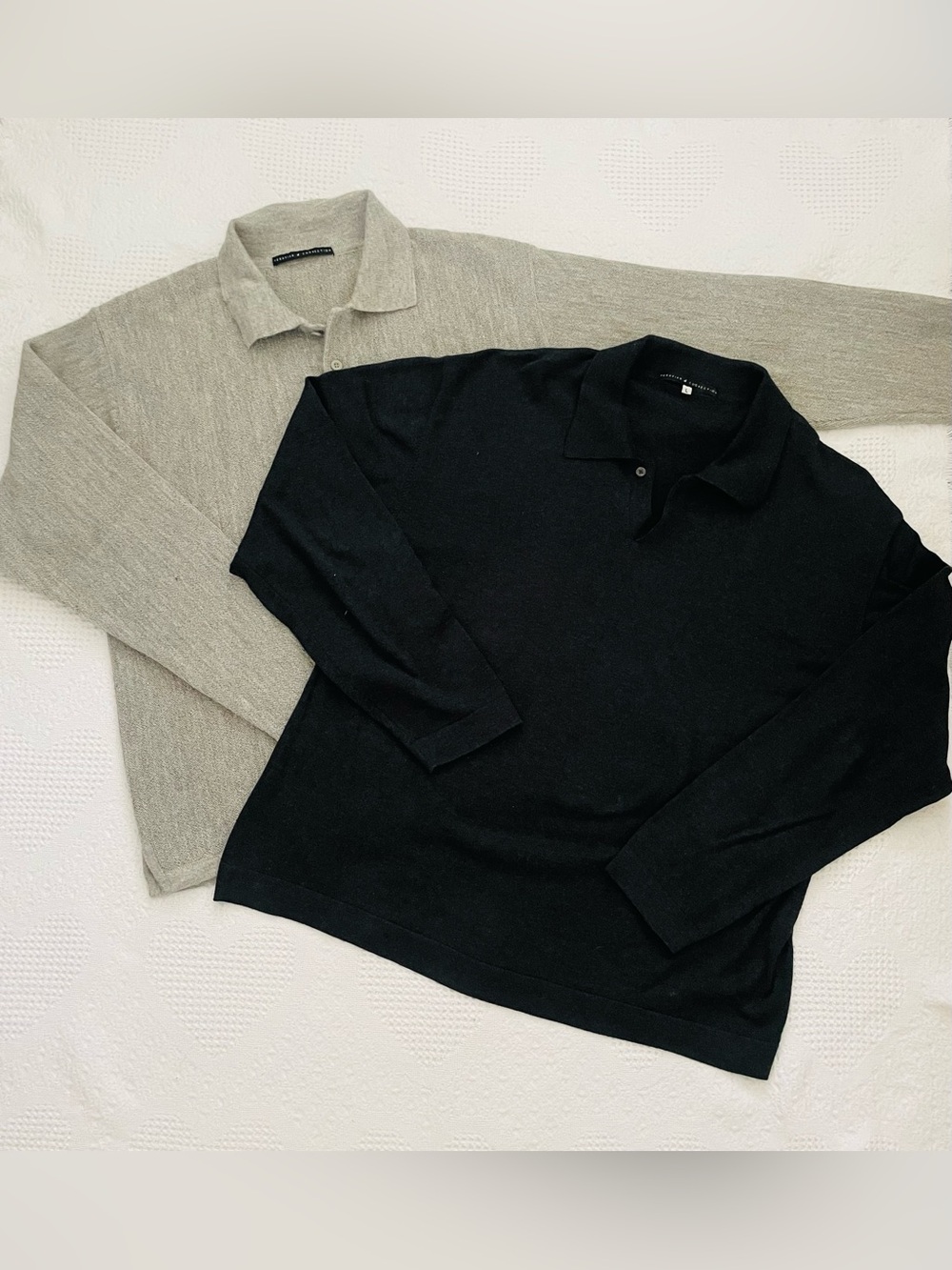 BUNDLE (2) Peruvian Connection Sweaters Men’s Large Polo Made in Peru Vintage